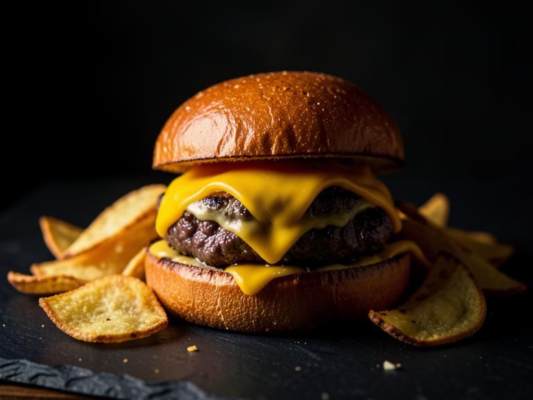 Steak Burger at Òran Mór
