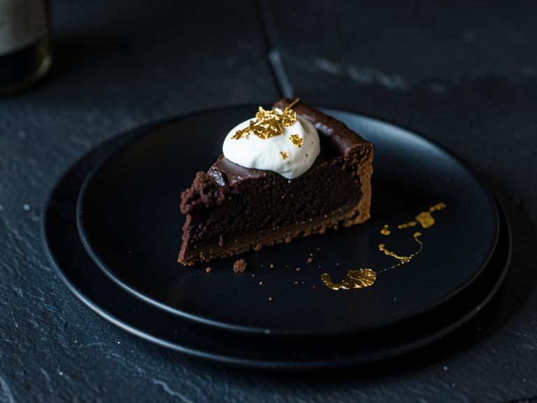 Chocolate Tart at Òran Mór