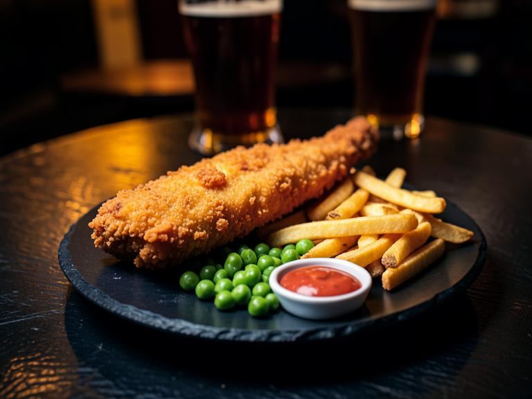 Beer Battered Haddock at Òran Mór