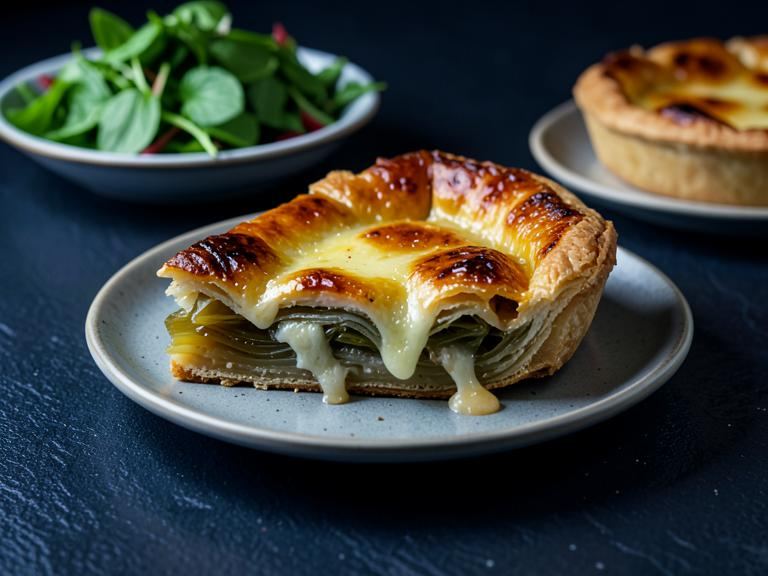 Caramelised Leek Tart at Òran Mór