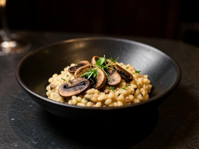 Wild Mushroom & Barley at Òran Mór
